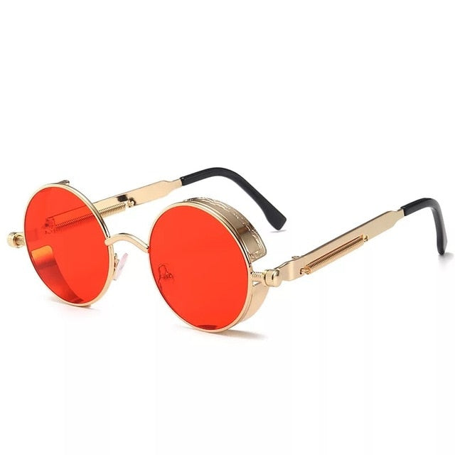 Round Retro Cool Shades. "Rodeo Rider" Sunglasses. Polarized lens. WickedYo